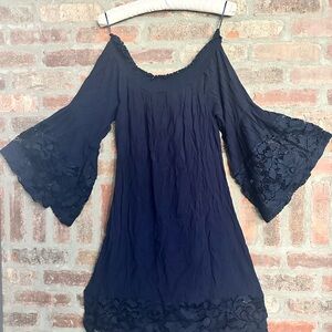 Elegant Black Off-Shoulder Dress